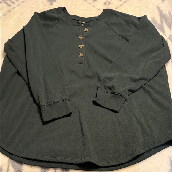 torrid Tops - Torrid Dark Green Knit Top
